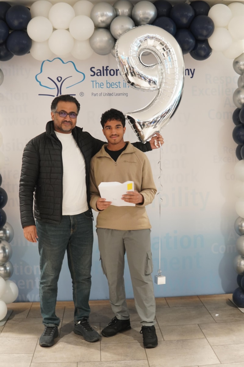 Joy at Salford City Academy for GCSE Day