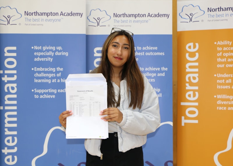 Raft of Top GCSE Grades for Northampton Academy Students