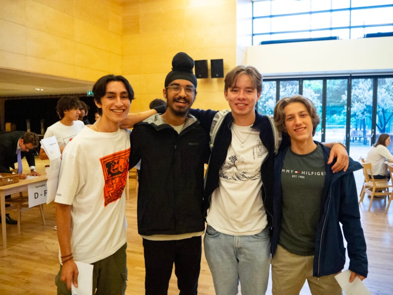 Holland Park School students celebrate their GCSE successes