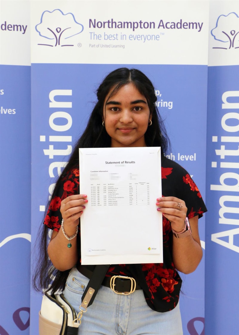 Raft of top grade 9s for GCSE students at Northampton Academy