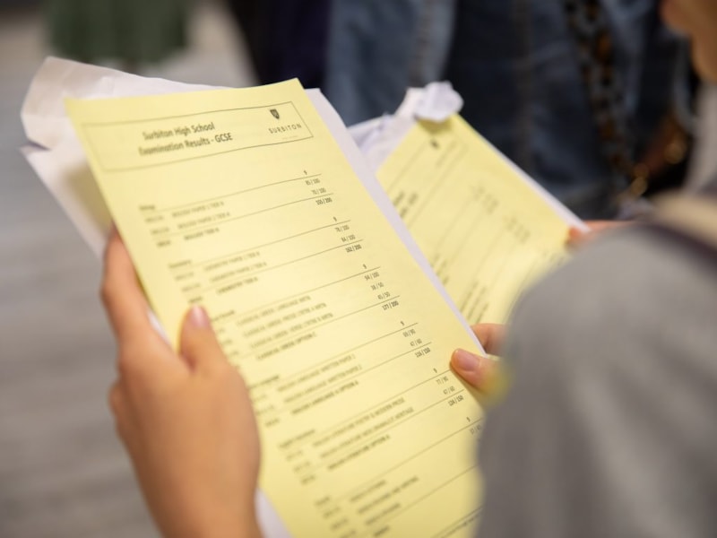 Surbiton High School pupils celebrate their GCSE results