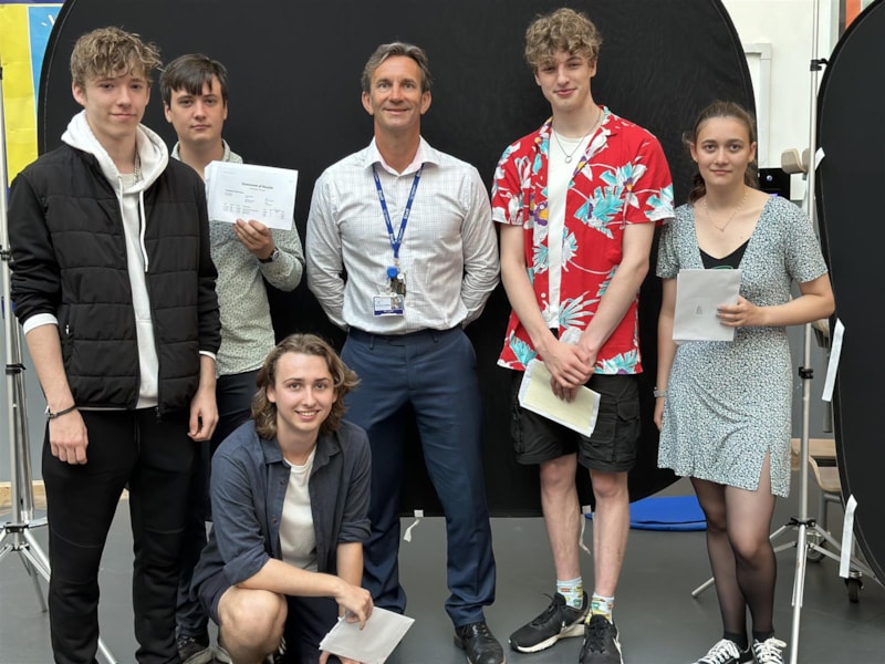 Shoreham Academy sixth formers celebrate bright futures ahead
