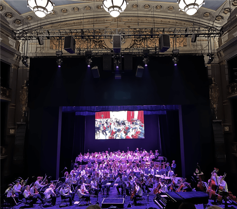 Young musicians at Barnsley Academy perform with international music stars in London