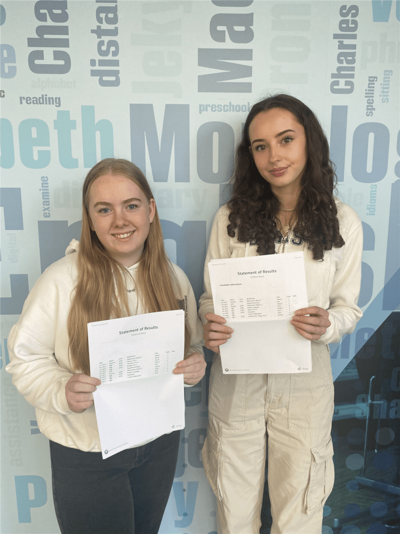 Joy for year 11 students at Morton Academy