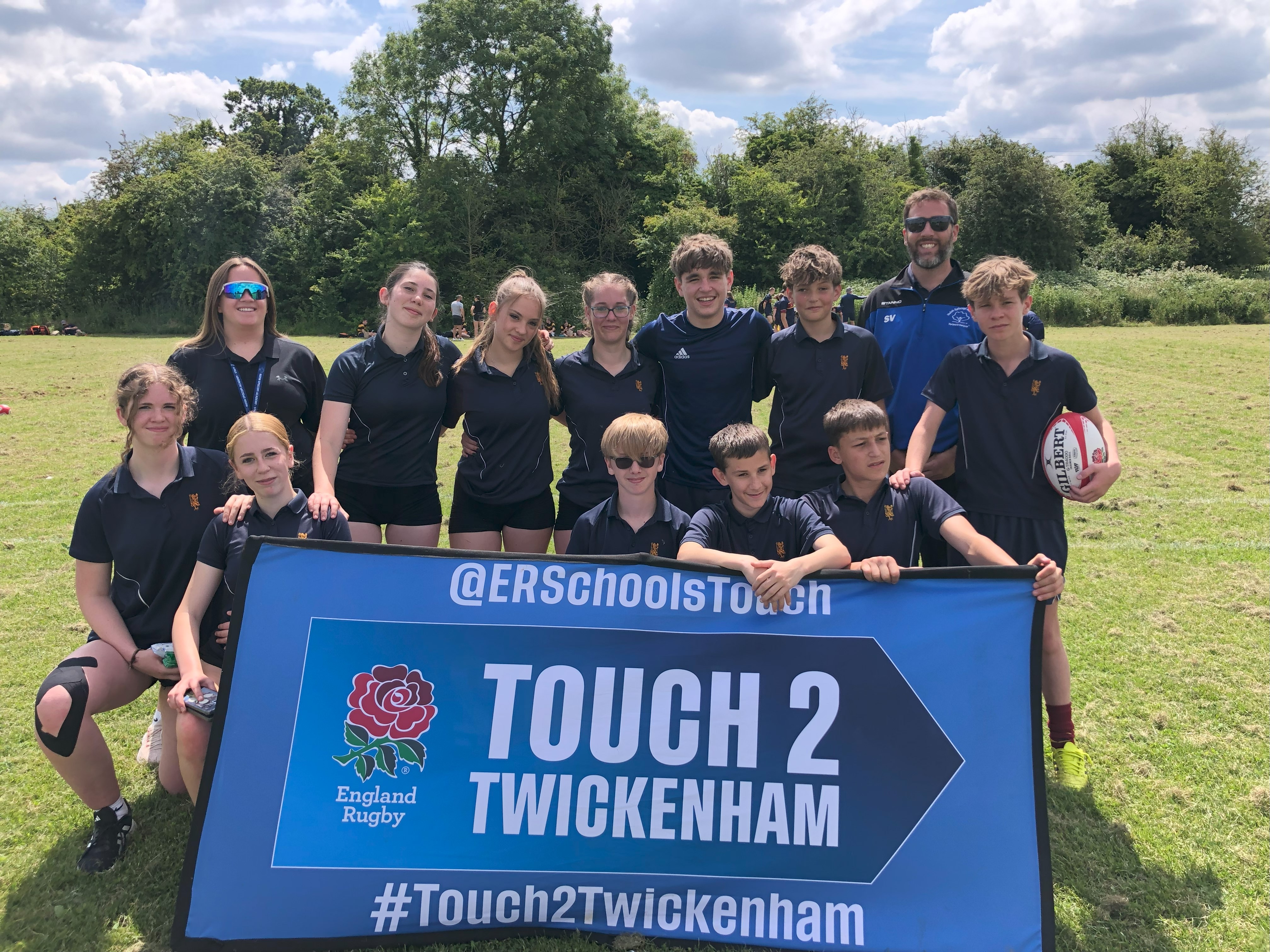 Students Compete in Touch to Twickenham Finals at Sixways Stadium