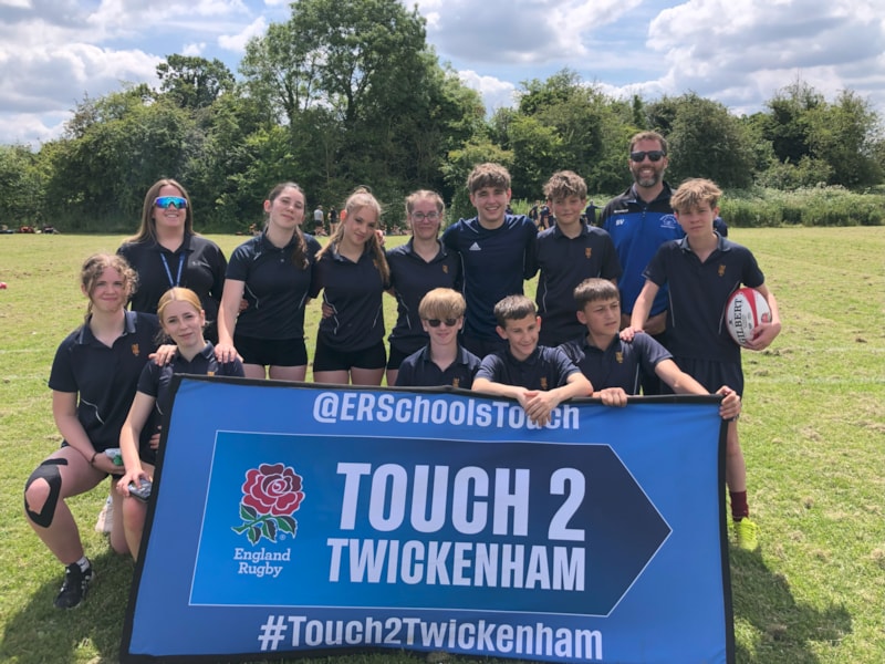 Students Compete in Touch to Twickenham Finals at Sixways Stadium