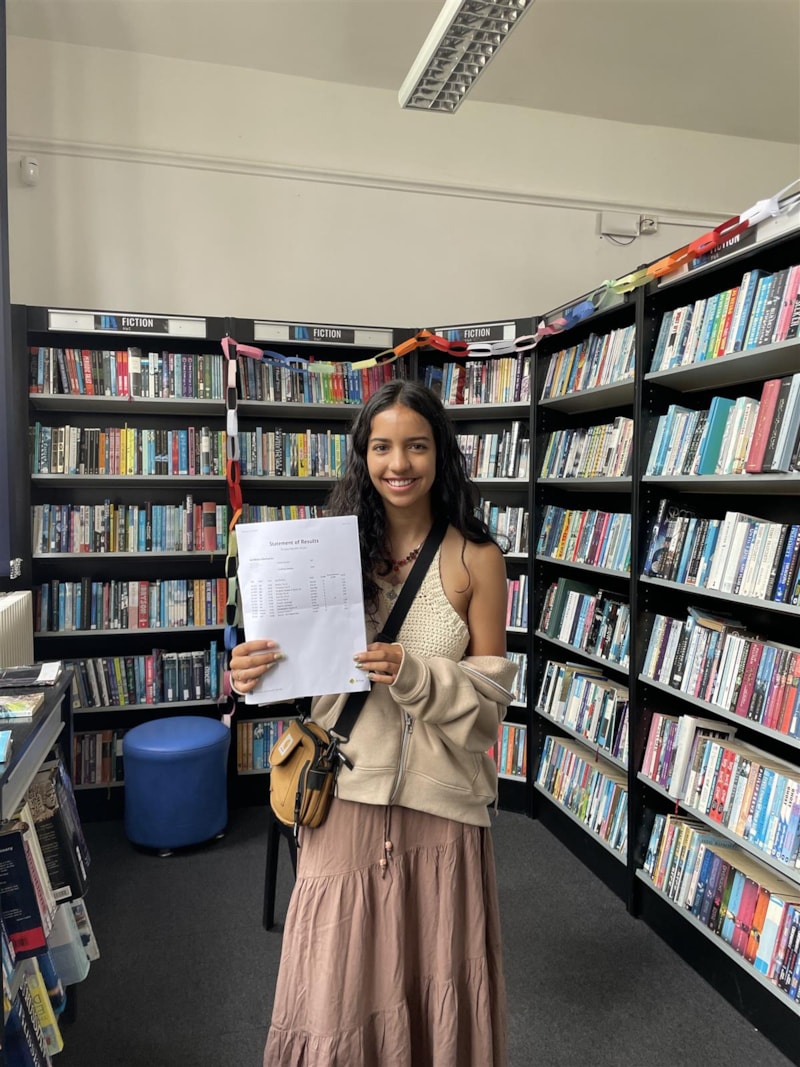 Students at Parkside Community College achieve top GCSE grades